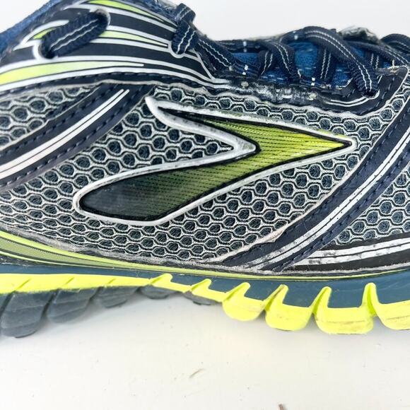 Brooks Ghost 6 Running Sneakers Shoes Grey Black Green Blue Silver Men 12.5 - Picture 10 of 14